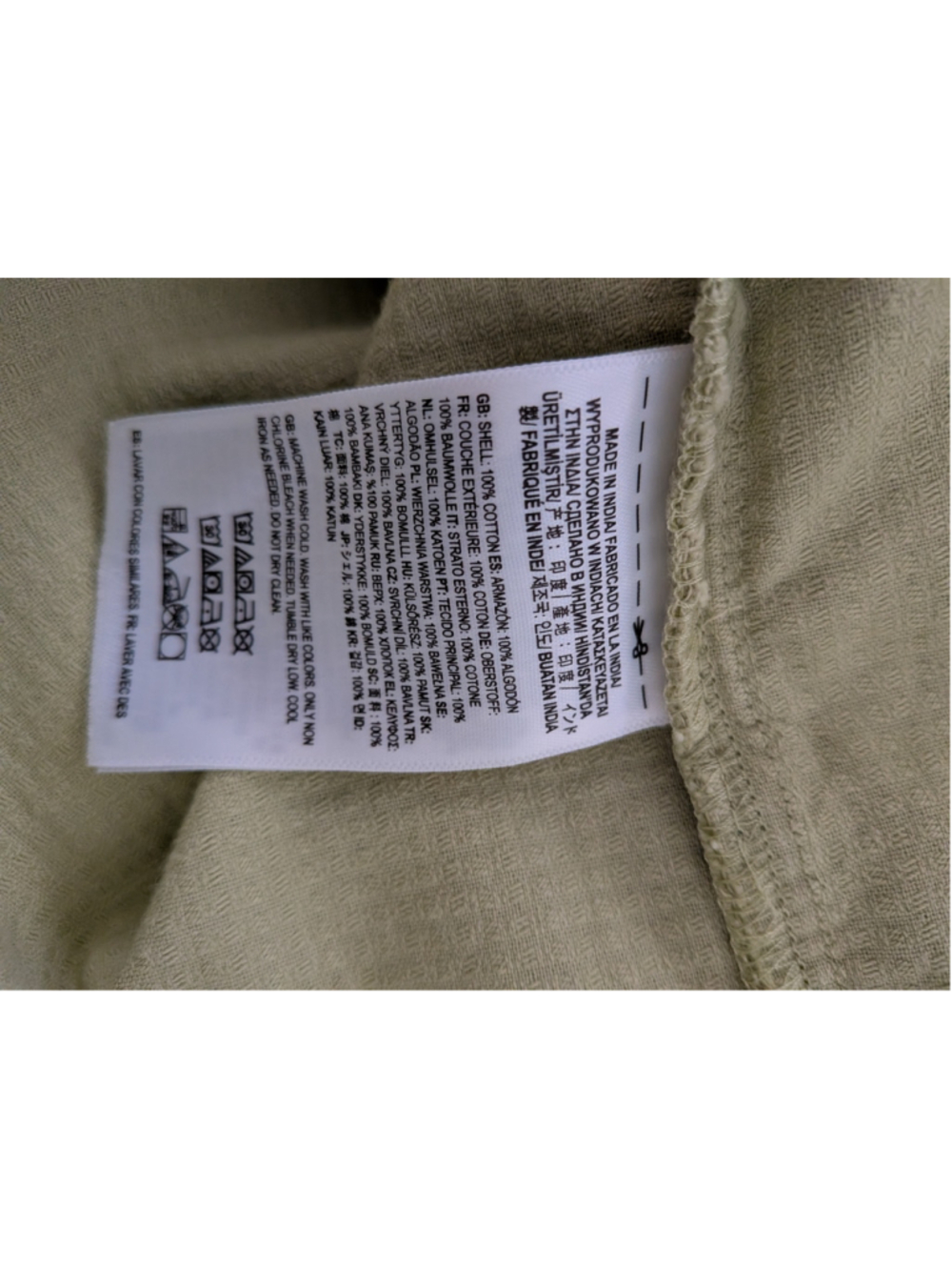 Vans Women’s Sage Green Cropped Corduroy Jacket Size L Y2K Skater - Picture 5 of 7